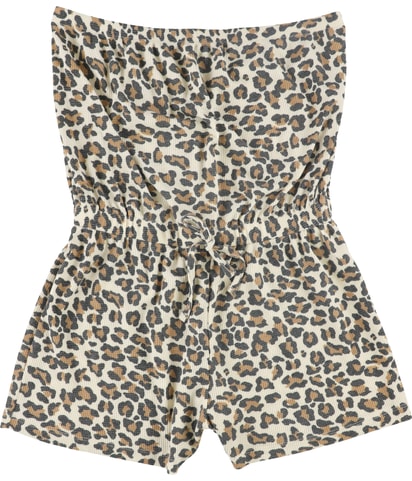 Tie-Waist Romper Jumpsuit