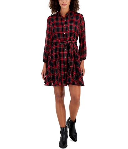 Belted Shirt Dress