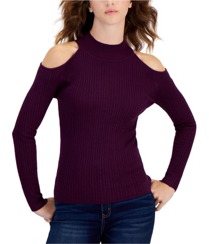 Cold Shoulder Knit Sweater