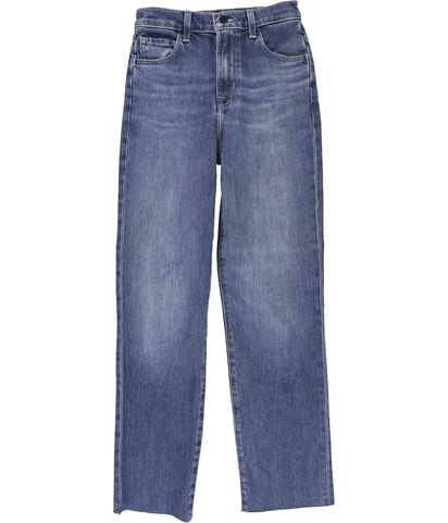 Jules Raw Hem Regular Straight Leg Jeans