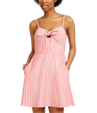 Stripe Fit & Flare Dress