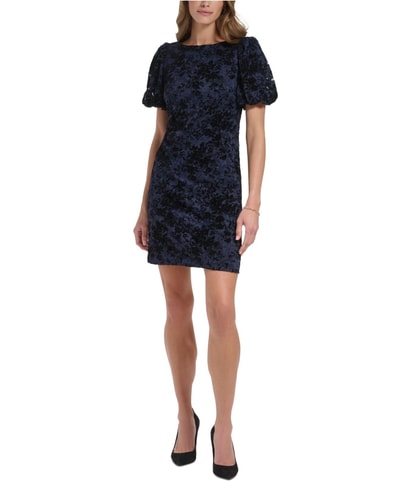 Lace Sheath Mini Dress