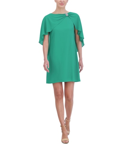 Solid Shift Mini Dress