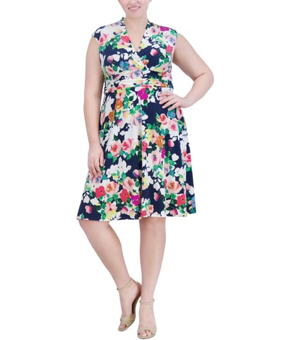 Floral A-line Dress