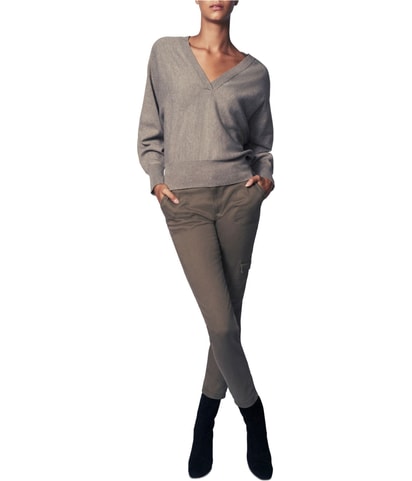 Solid Straight Leg Cargo Casual Pants