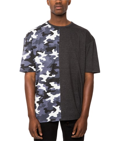 Spliced Oversized Basic T-Shirt