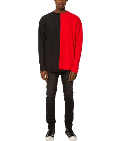 Asymmetrical Spliced Sweatshirt
