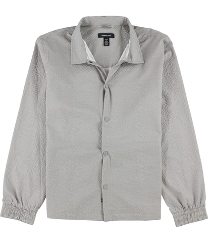 Printed Performance Seersucker Shirt Jacket
