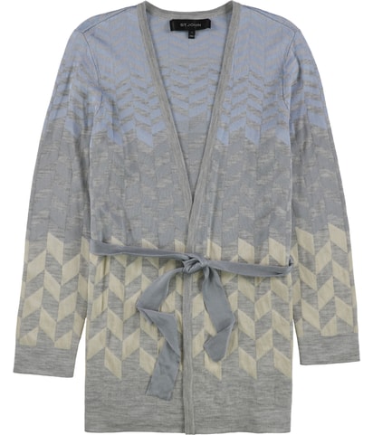 Degrade Herringbone Cardigan Sweater