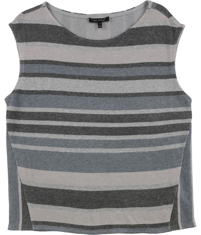 Striped Sleeveless Blouse Top