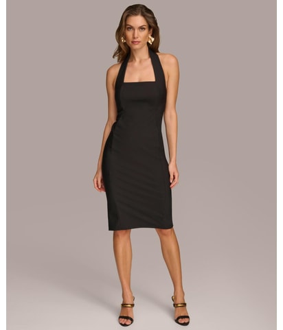 Solid Sheath Dress