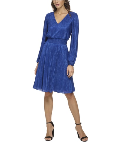V-Neck Midi Dress