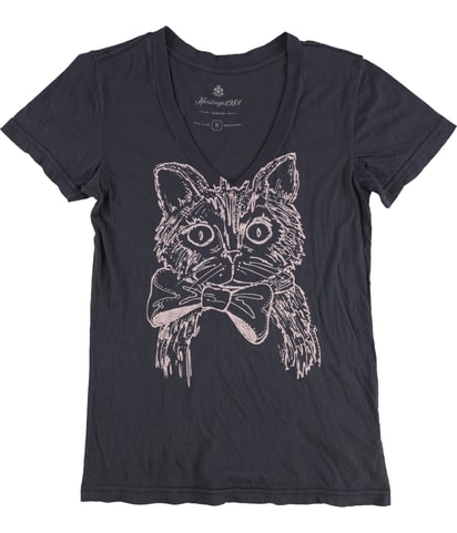 Cat With Bowtie Graphic T-Shirt