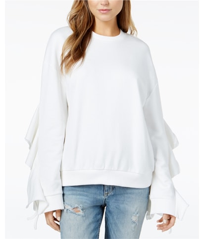 Cascade Ruffle Sweatshirt