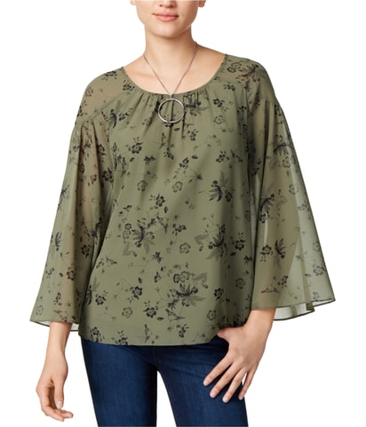 Printed Knit Blouse