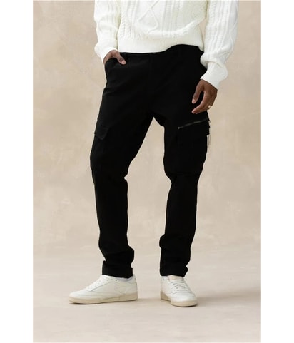 Snap Straight Leg Cargo Casual Pants