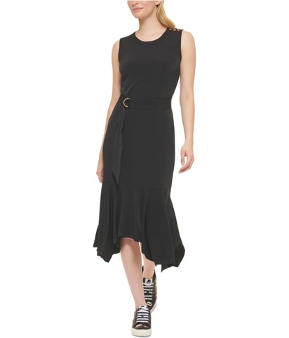 Belted Midi Dress