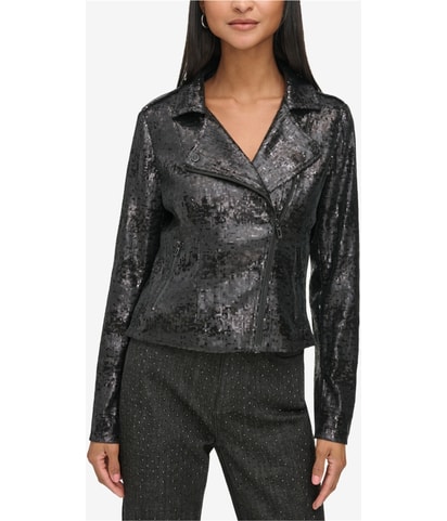 Sequined Motorcycle Jacket