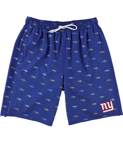 New York Giants Printed Swim Bottom Trunks