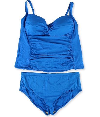 Twist Front Hi Rise 2 Piece Tankini