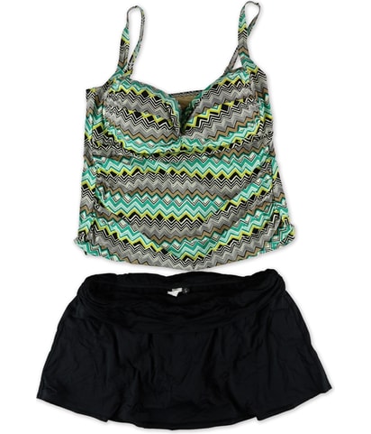 Sahara Chevron Skirt 2 Piece Tankini