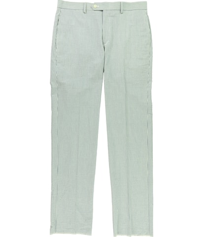 Striped Straight Leg Dress Pant Slacks