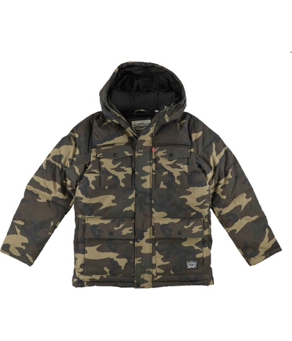 Four-Pocket Parka Coat