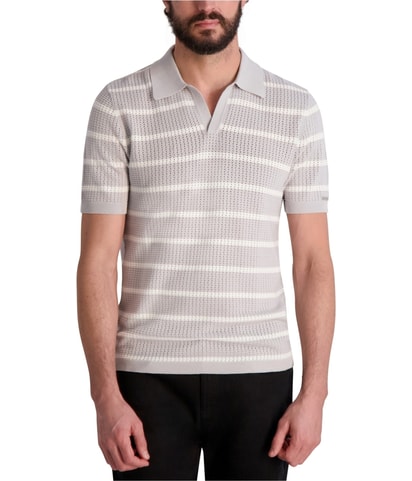 Stripe Sweater Polo Shirt