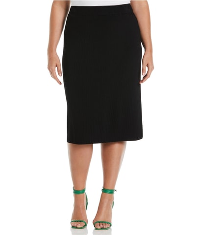 Ribbed Midi Skirt