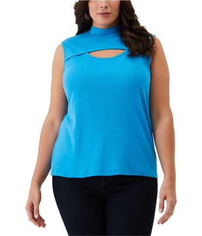 Ribbed Cutout Tank Top
