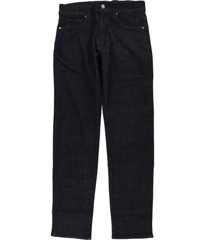 Solid Regular Straight Leg Jeans