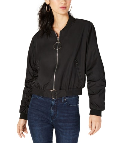 Cropped Bomber Jacket