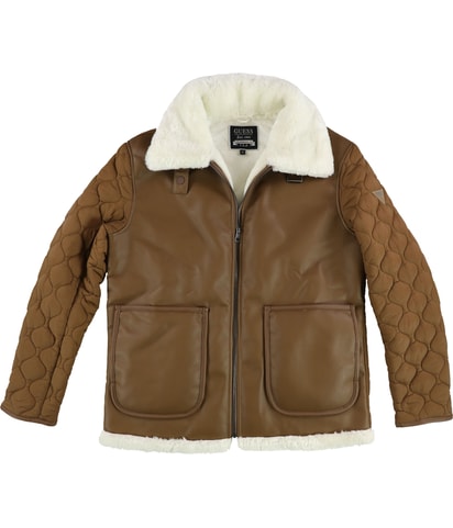 Faux Shearling Bomber Jacket