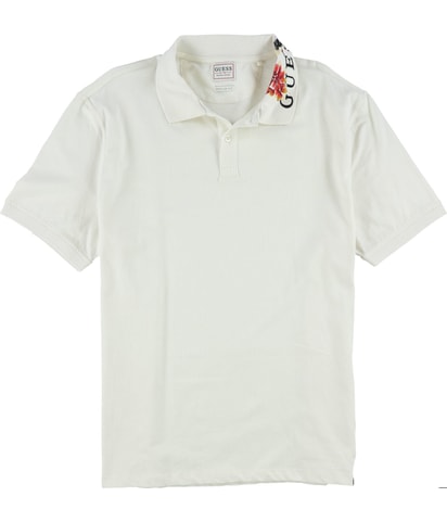 Embroidered Floral Polo Shirt