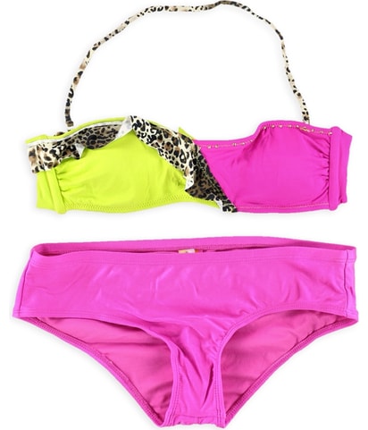 Brazilian Ruffle Lowrider 2 Piece Bandeau