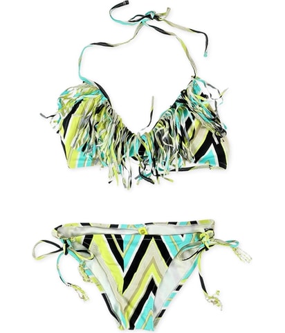 Kara Fringe Side Tie 2 Piece Bikini