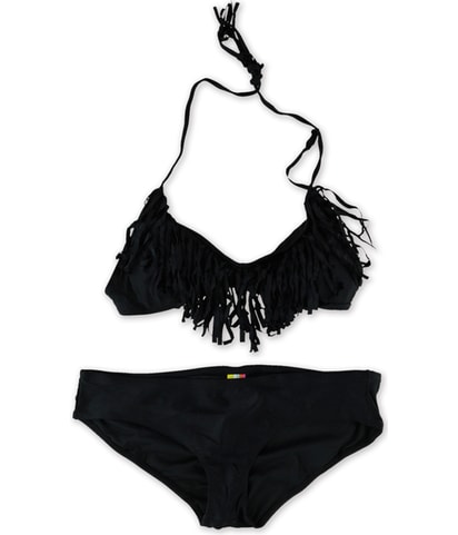 Fringe Ruched Pant 2 Piece Bikini
