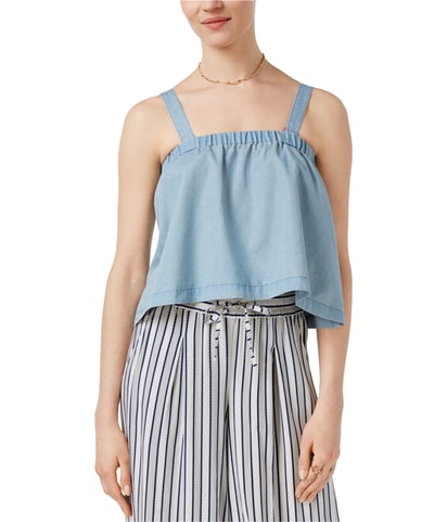 Removable Straps Knit Blouse