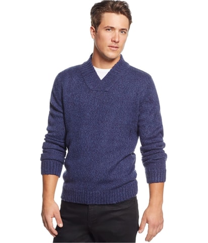 Shawl-Collar Pullover Sweater
