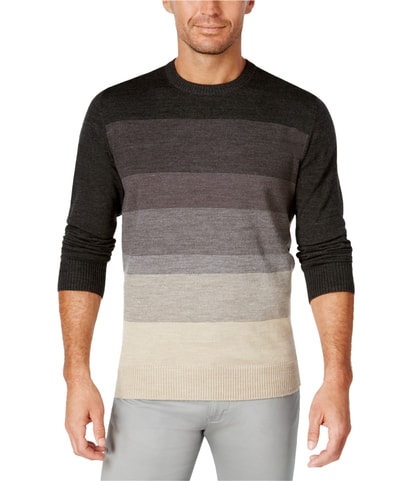 Colorblock Striped Pullover Sweater