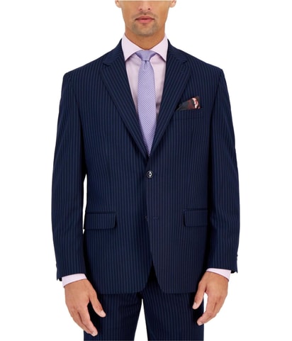 Stripe Two Button Blazer Jacket
