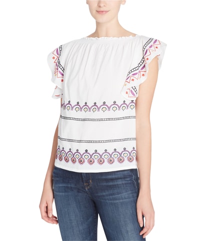 Embroidered Peasant Blouse