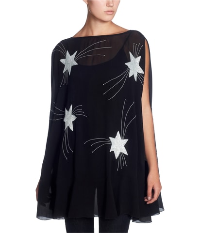 Star Poncho Sweater