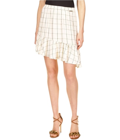 Ruffled Asymmetrical Skirt