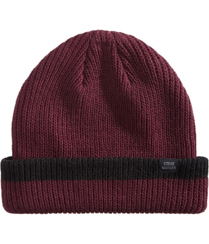 Ribbed Cuffed Beanie Hat