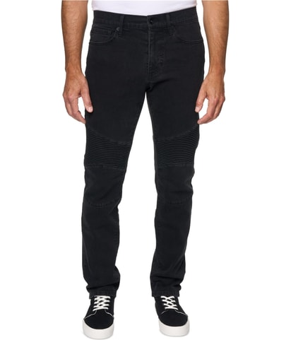 Moto Stretch Straight Leg Skinny Jeans