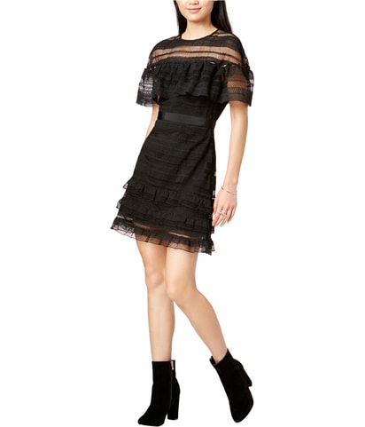 Riza Tiered Ruffled A-line Dress