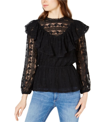 Crocheted Lace Shell Blouse