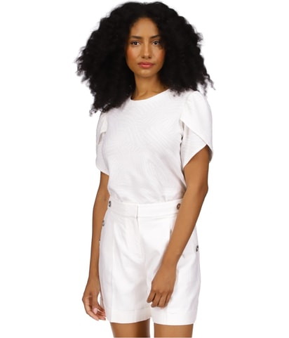 Jacquard Knit Blouse