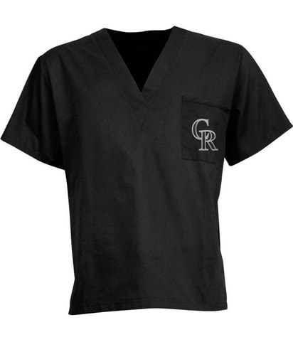 Colorado Rockies Scrubs Top